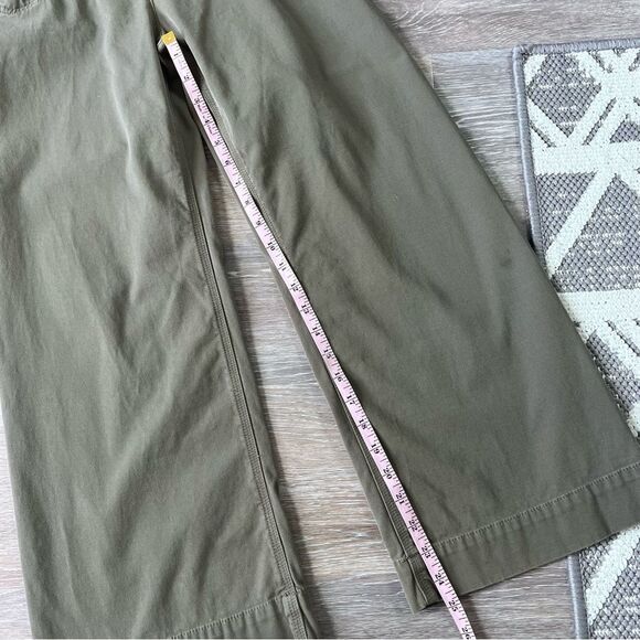 ALC pierce twill sailor pant in army green wide leg women’s size 2 (small flaw)‎ - Picture 4 of 9